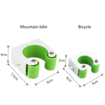 Compact 3-Piece Bike Wall Mount – Folding Bike Storage Rack
