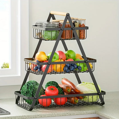 Stainless Steel Fruit Holder Kitchen Storage