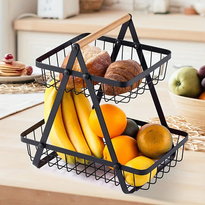Stainless Steel Fruit Holder Kitchen Storage