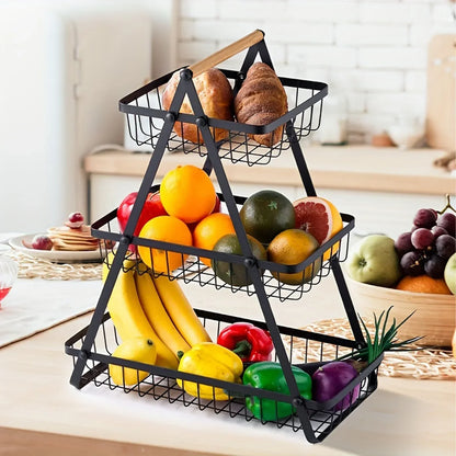Stainless Steel Fruit Holder Kitchen Storage