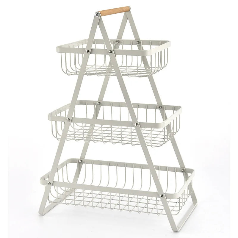 Stainless Steel Fruit Holder Kitchen Storage - Cofik