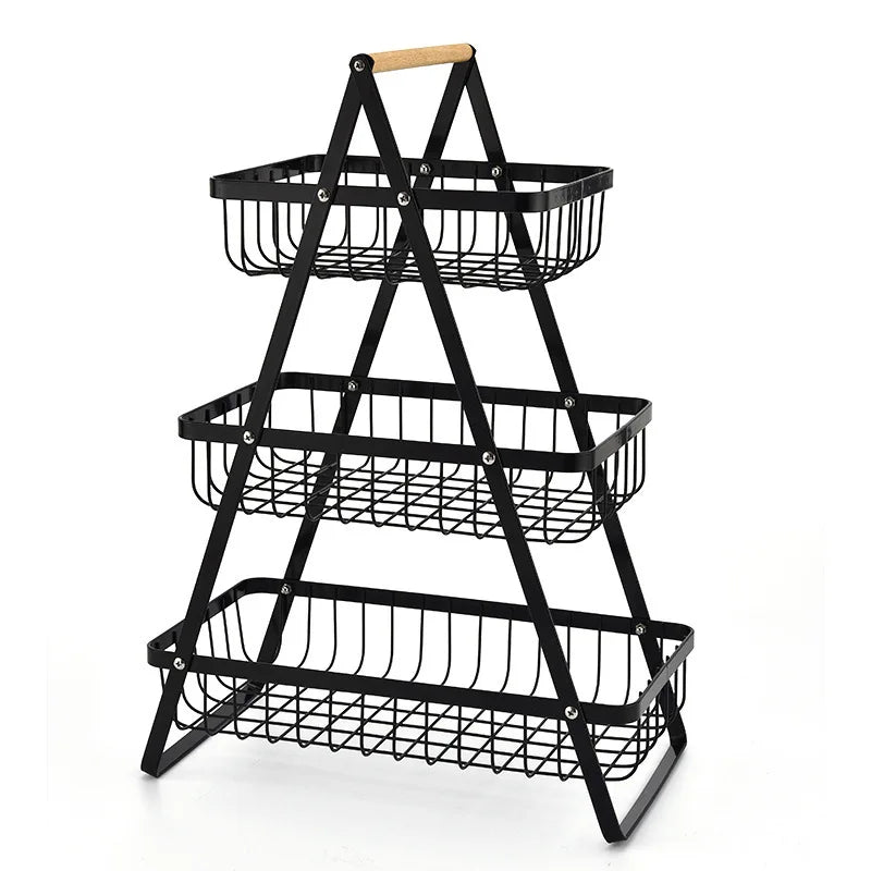 Stainless Steel Fruit Holder Kitchen Storage