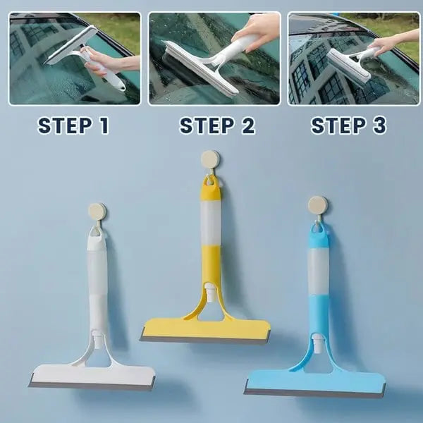 Glass Cleaner Spray Kit with 3-in-1 Bottle