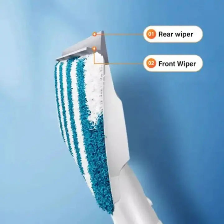 Practical 3-in-1 Glass Cleaner with Extendable Handle