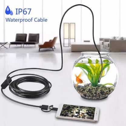 Flexible USB Inspection Camera with 6 LED Lights