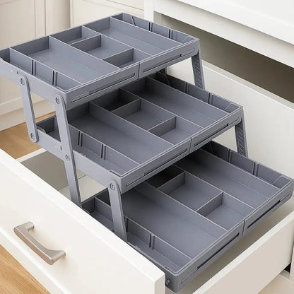 Space Saving 3 Tier Drawer Organizer System - Cofik