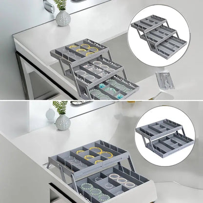 Space Saving 3 Tier Drawer Organizer System