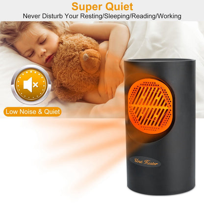 Compact 300W Personal Electric Space Heater
