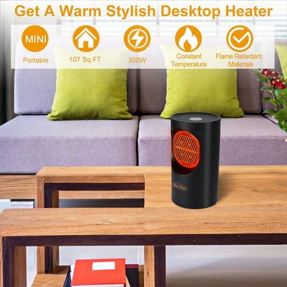Compact 300W Personal Electric Space Heater