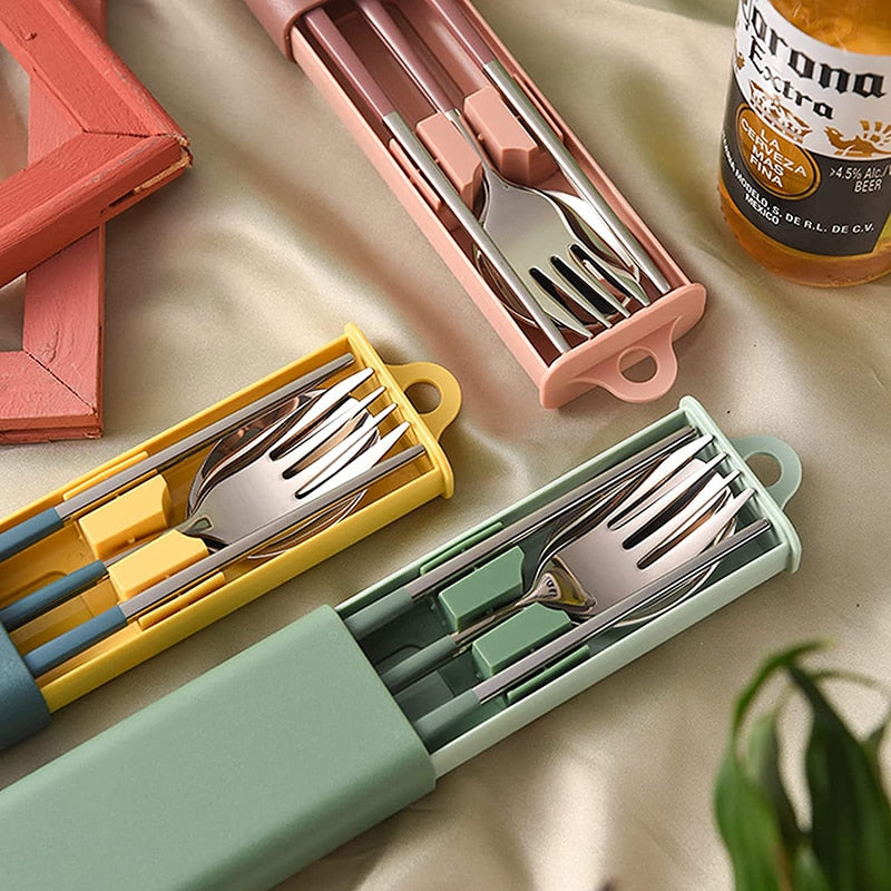 Compact Travel Cutlery Set