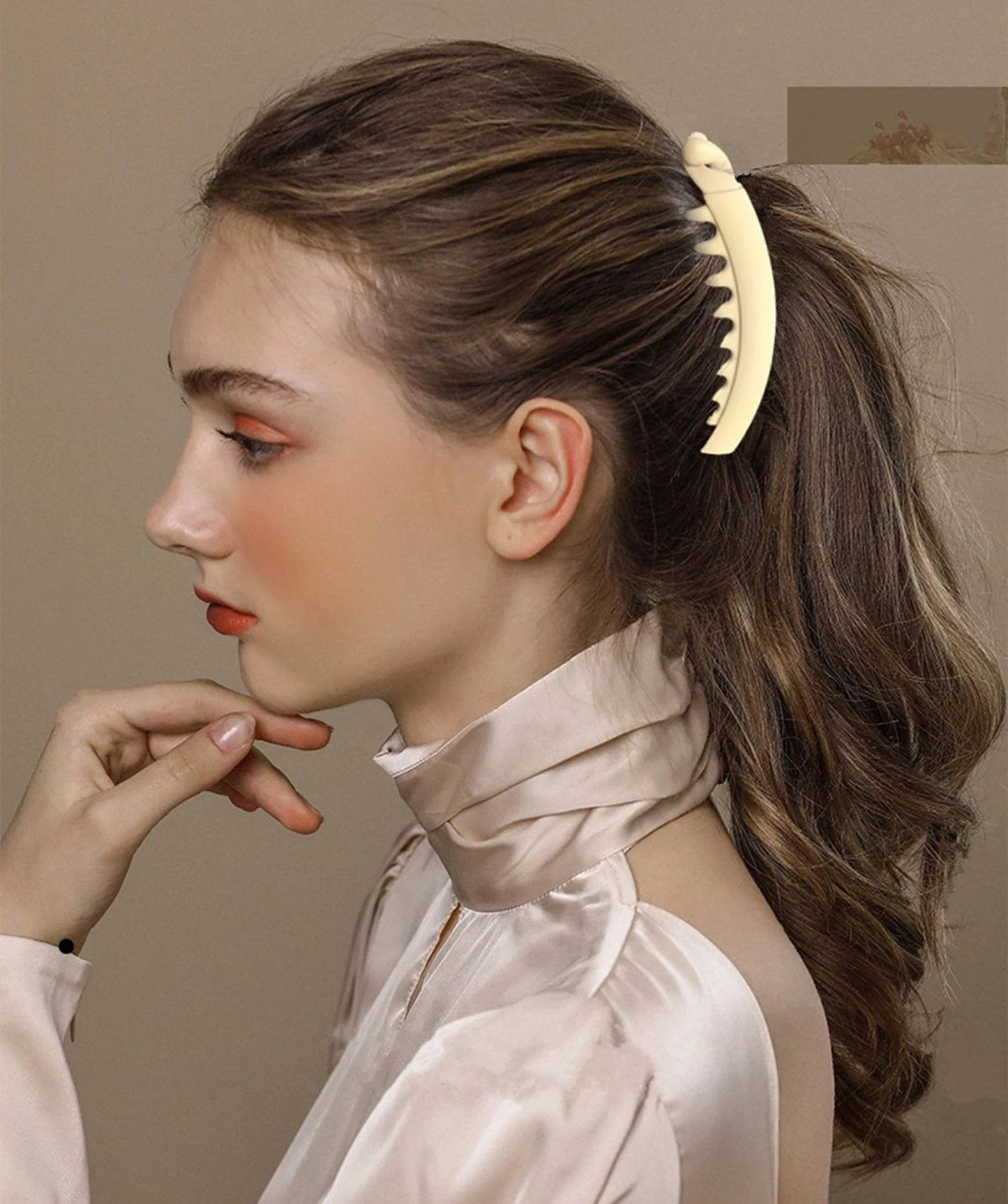 Big Curly Hair Banana Clips