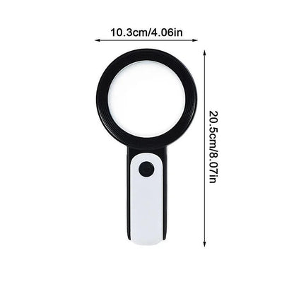 Portable 30x Magnifying Glass for Reading