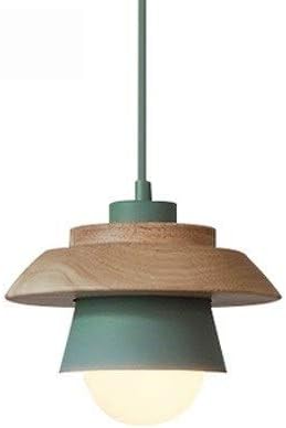 Natural Wood Drop Pendant Light