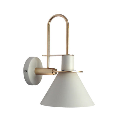 Modern Wall Mount Bedside Conical Lamp