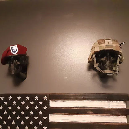 Cool Skull Helmet Display Holder