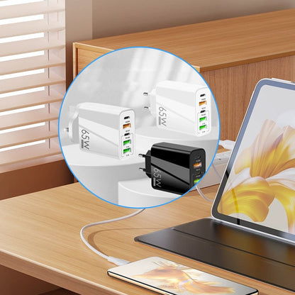 Compact 6 Port Fast USB Charger Adapter