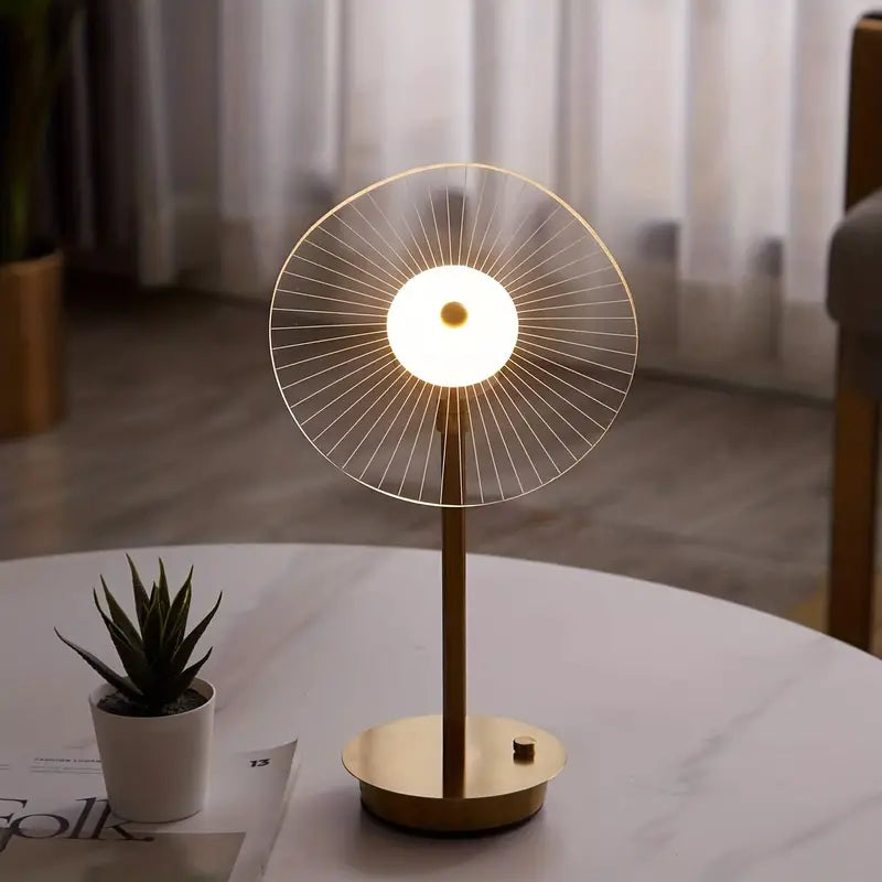 Slim LED Office Desk Lamp with Adjustable Arm