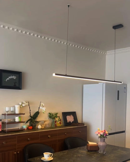 Sleek Metal Kitchen Island LED Pendant Light