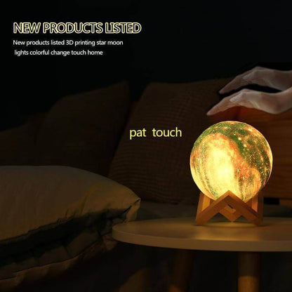 Colorful Moon Night Light Unique Gift Idea