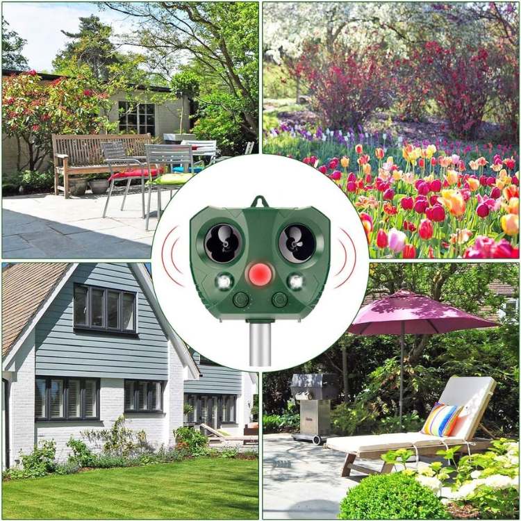 Outdoor Pest Repeller Device for Garden and Yard Protection