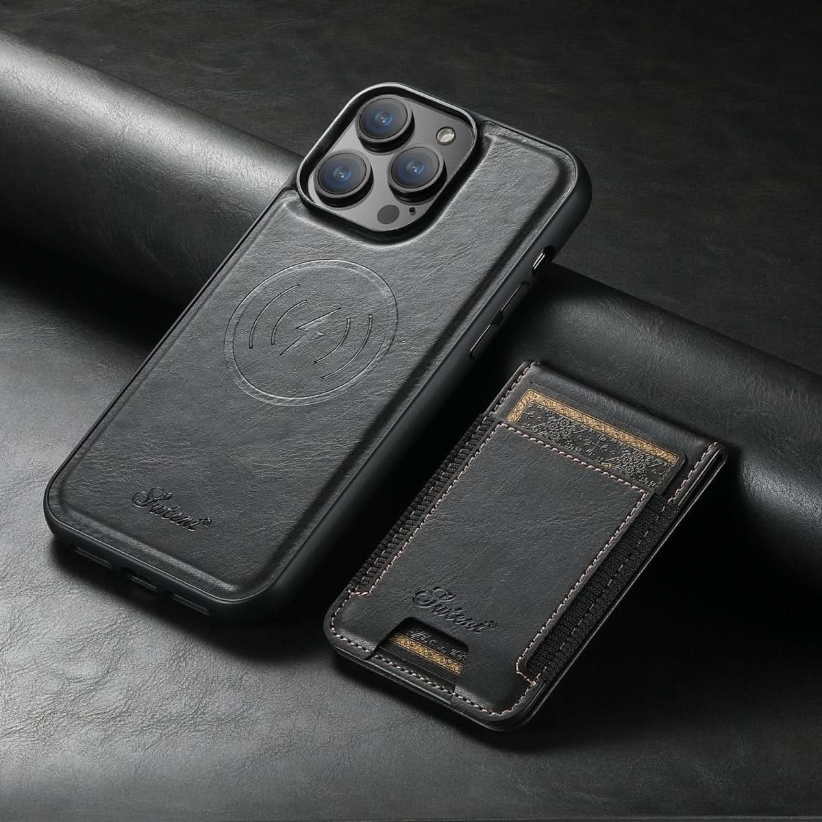 Luxury Phone Case with Card Slot and Kickstand