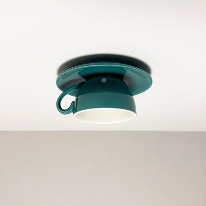 Unique Coffee Cup Shaped LED Ceiling Light Fixture