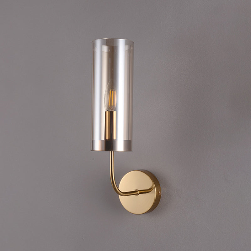 Modern Glass Wall Light Fixture Living Room Lamp