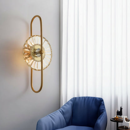 Luxury Crystal Gold Wall Light Fixture - Cofik