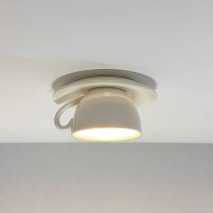 Unique Coffee Cup Shaped LED Ceiling Light Fixture