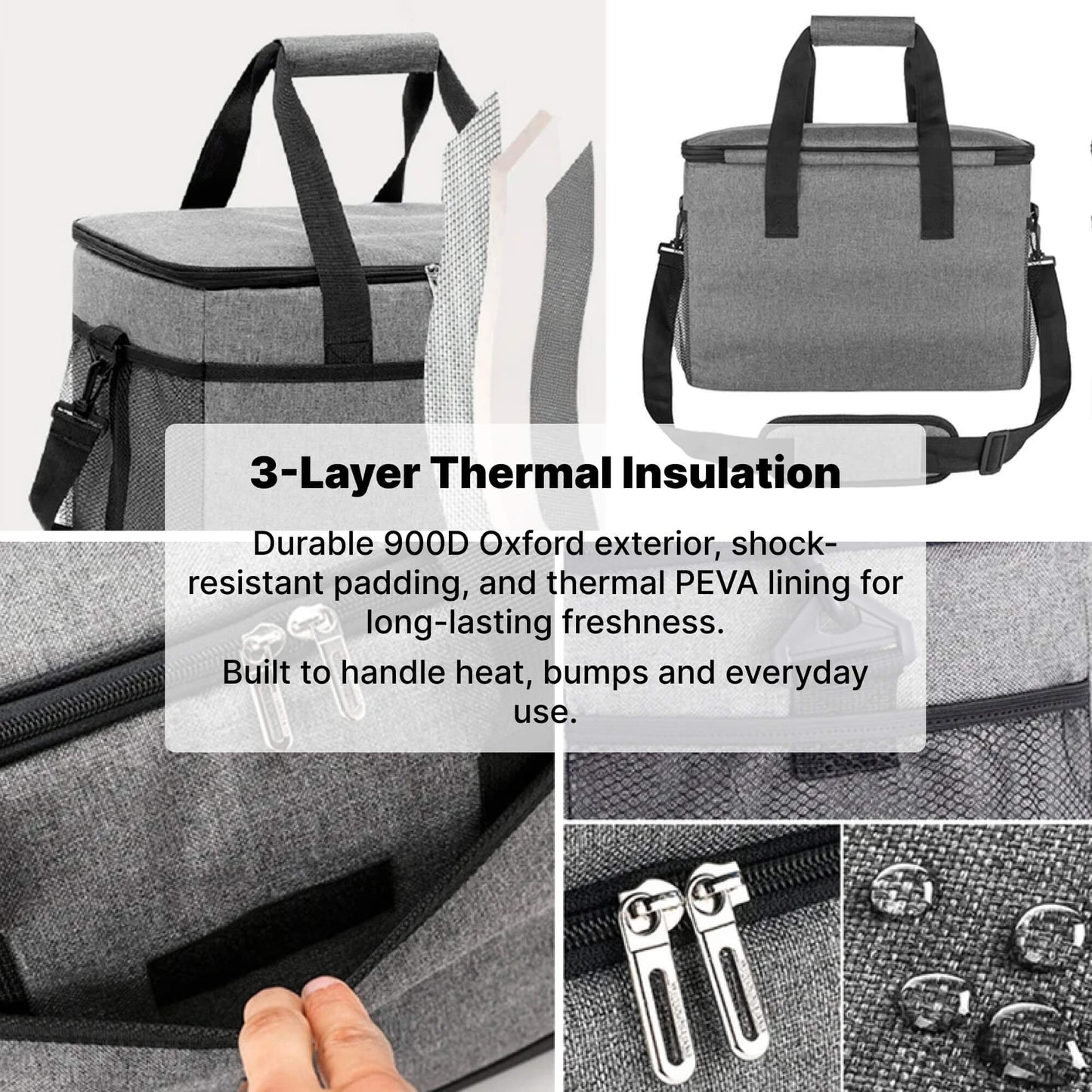 Large Thermal Leakproof Cooler Tote Bag