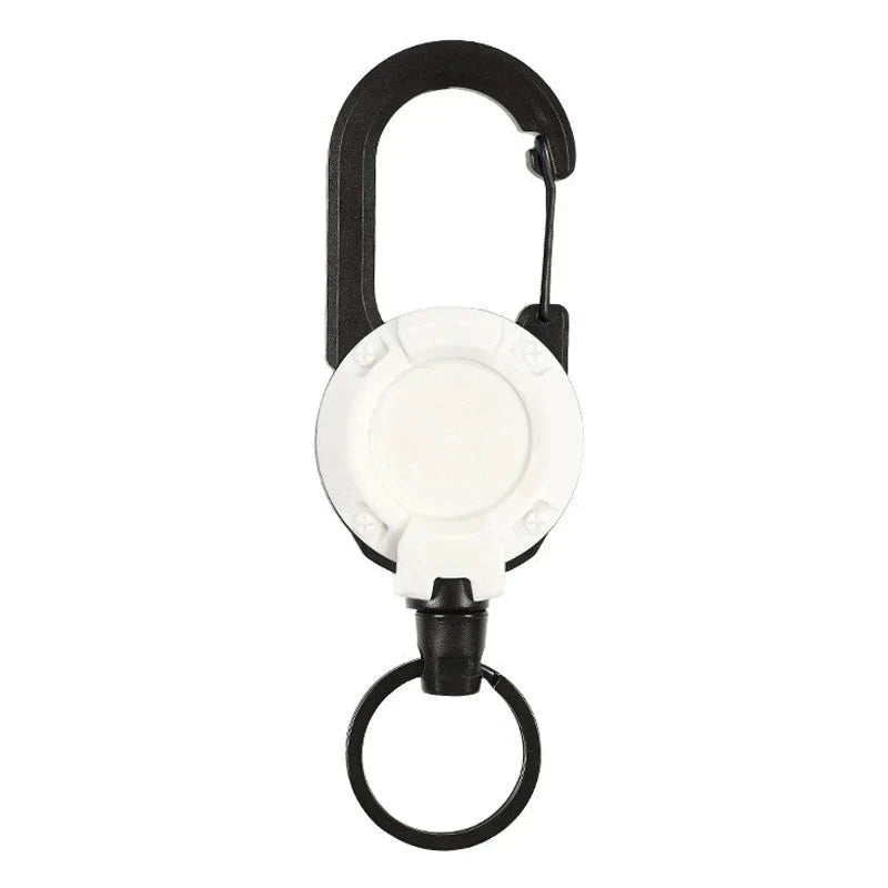 Durable Steel Retractable Security Keychain