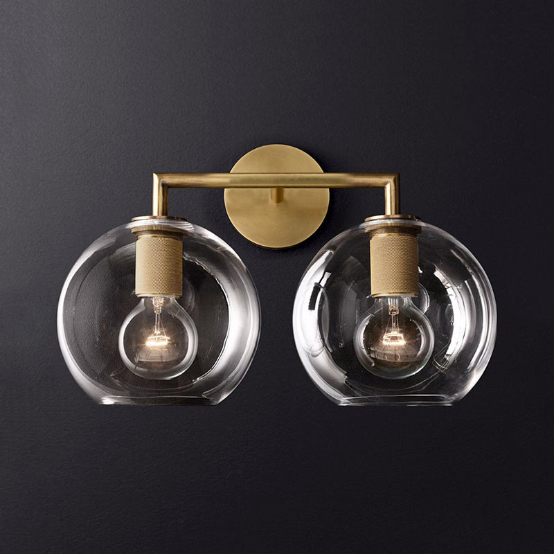 Classic Metal Wall Lamp with Adjustable Arms