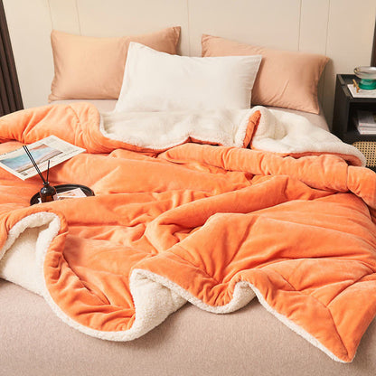 Plush Reversible Square Area Rug – Dense & Cozy