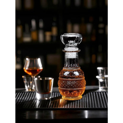 Small Antique Glass Wine Decanter