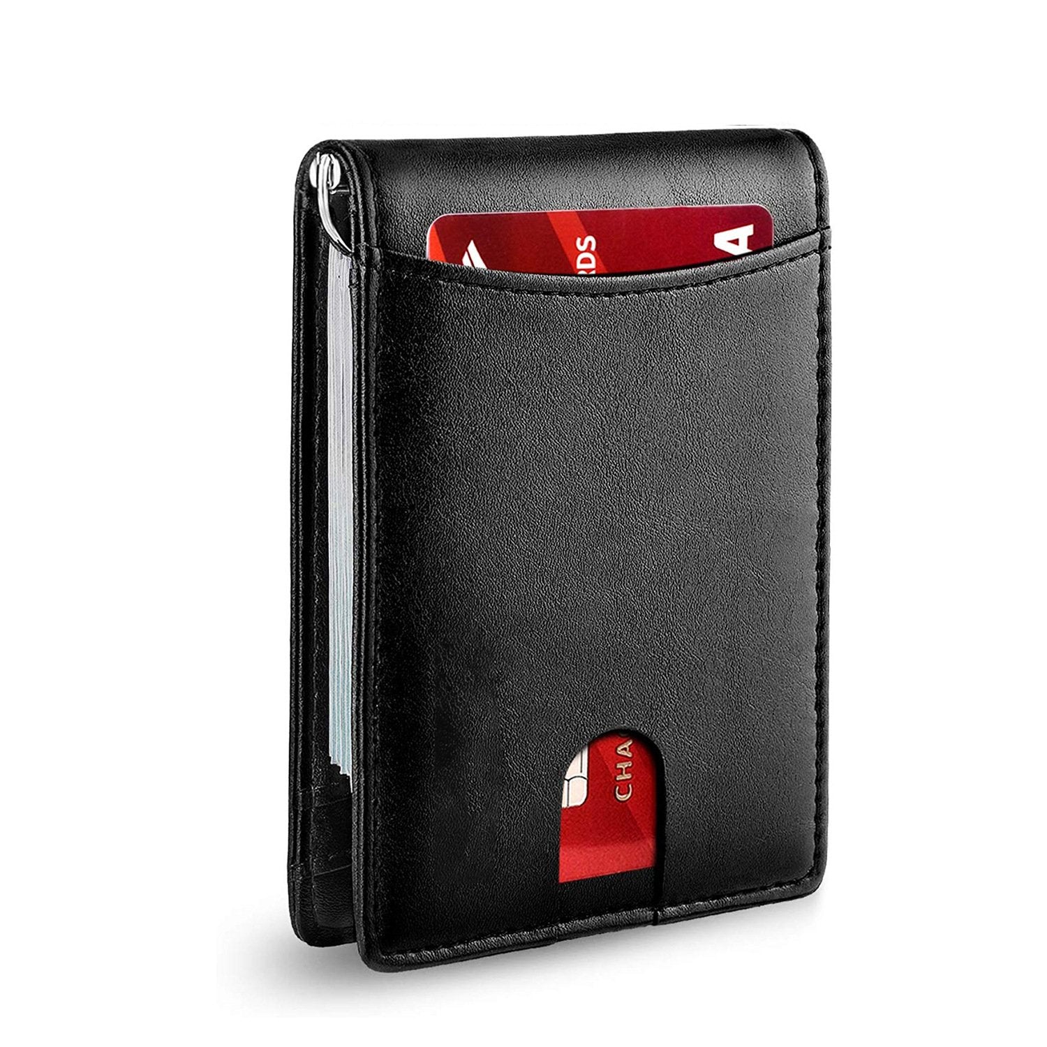 Thin Leather Mens Wallet with RFID Blocking - Cofik
