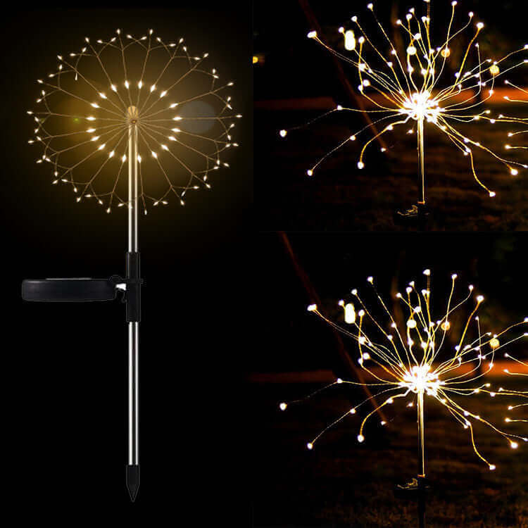 Outdoor Solar String Lights Copper Wire Fairy Lights
