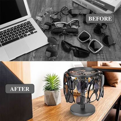 Noxord | 360° Spin Glasses Holder for Modern Display