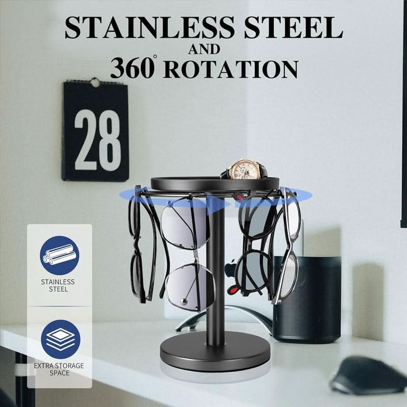 Noxord | 360° Spin Glasses Holder for Modern Display