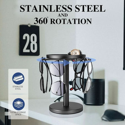 Noxord | 360° Spin Glasses Holder for Modern Display