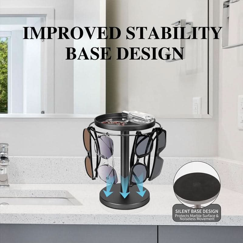 Noxord | 360° Spin Glasses Holder for Modern Display