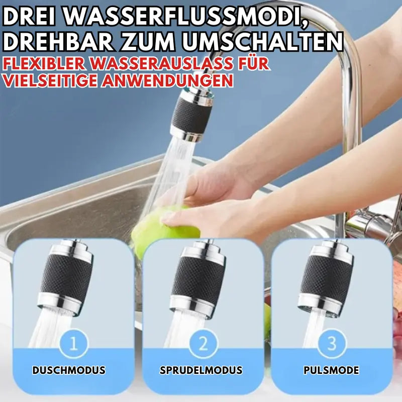 Flexible Faucet Spray Nozzle with 360° Rotation