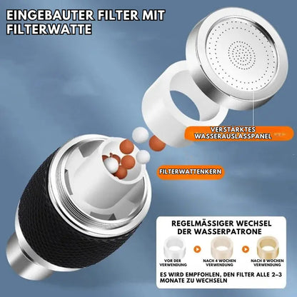 Flexible Faucet Spray Nozzle with 360° Rotation