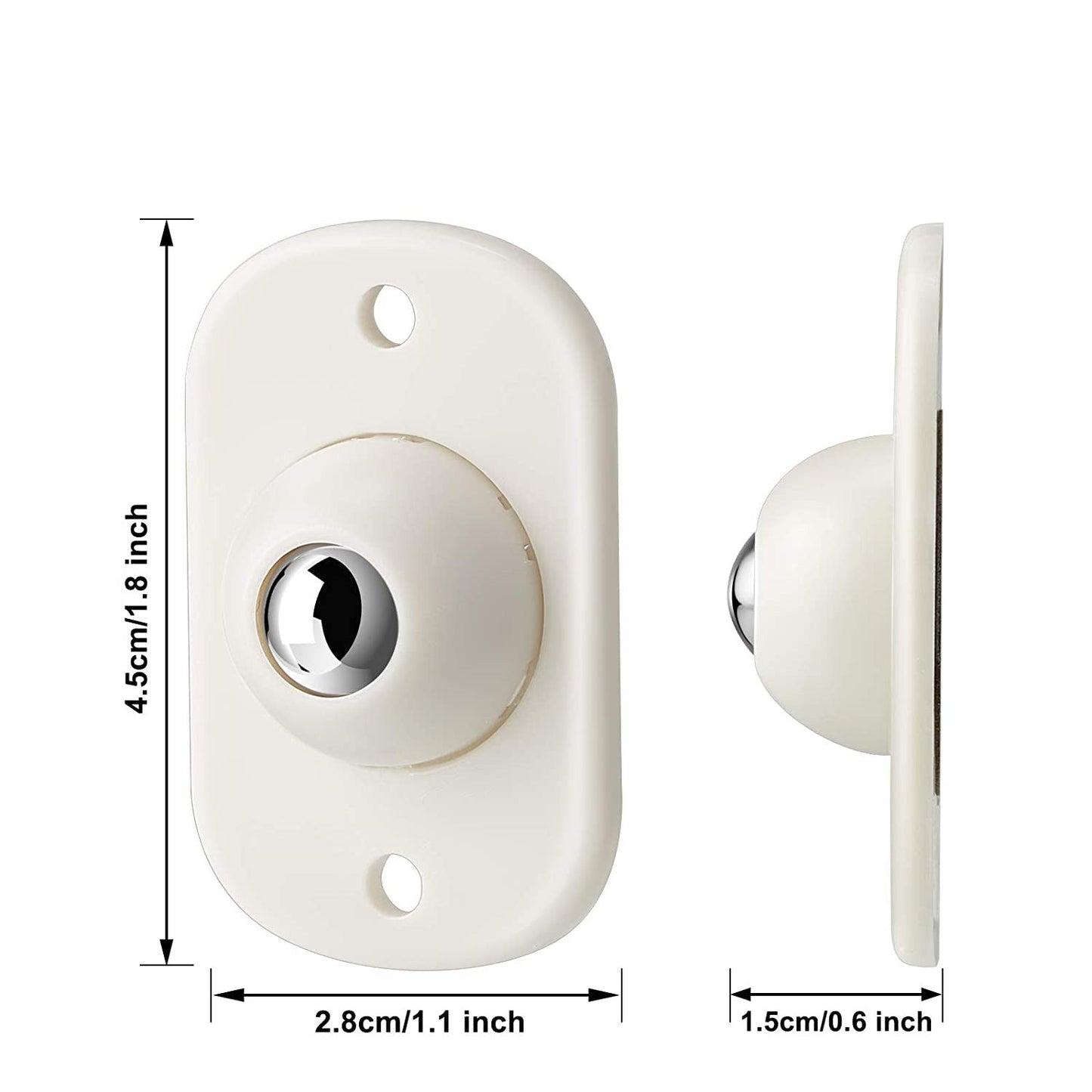 Smooth Spin Universal Caster Wheels