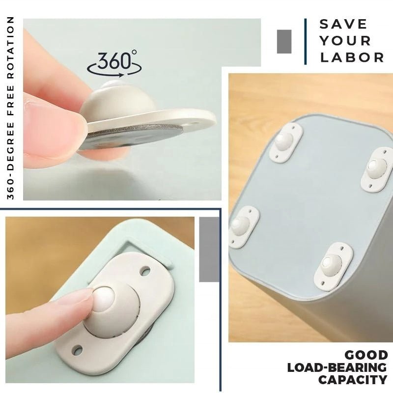 Smooth Spin Universal Caster Wheels
