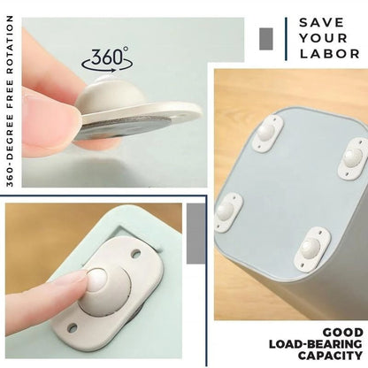 Smooth Spin Universal Caster Wheels
