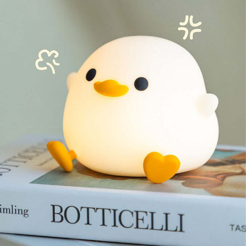 Soft Duck Night Light Lamp with USB Charger