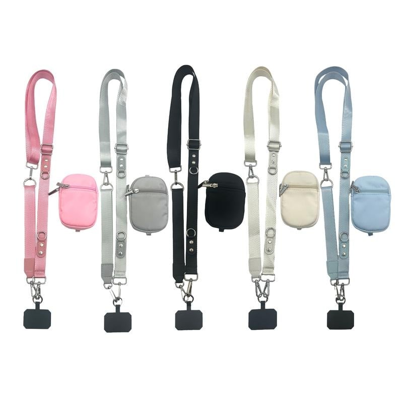 Detachable Phone Crossbody Strap with Card Holder