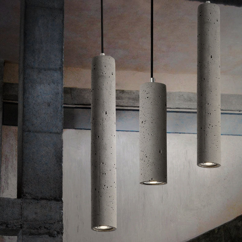 Industrial Concrete Pendant Light Fixture