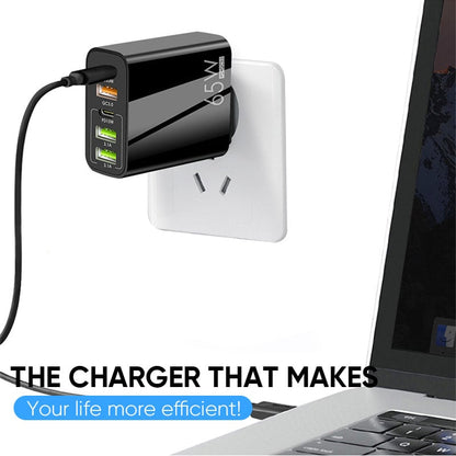 Compact 6 Port Fast USB Charger Adapter