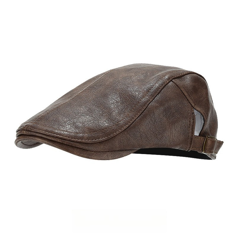 Timeless Brown Leather Hat